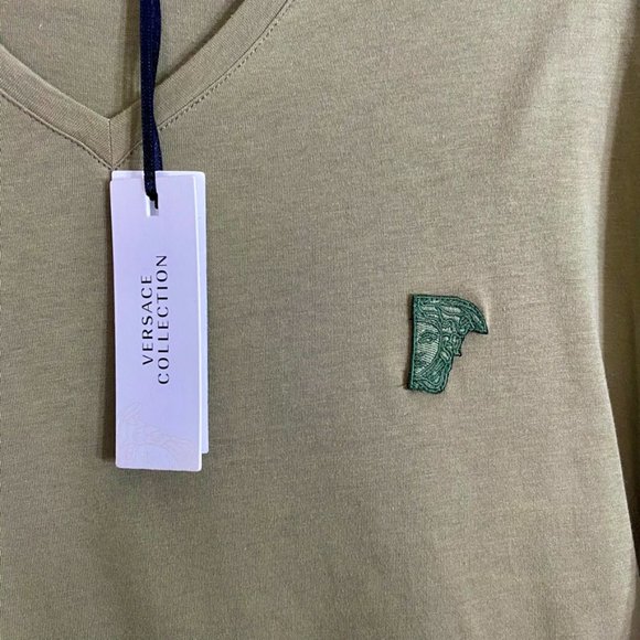 Versace Collection Olive Green Shirt - Picture 2 of 5